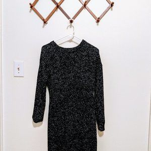 Black and White Sweater Dress